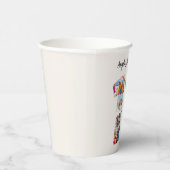 11th Birthday Photo Collage Number 11 Paper Cup 紙コップ (右)