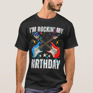 11th Birthday Rock Music Birthday Boy Musician Par Tシャツ