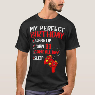 11th Perfect Birthday Gaming 11 Years Old Gamer Bo Tシャツ