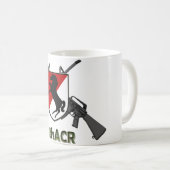 11thacrによって交差させるライフルのマグ コーヒーマグカップ (正面右)