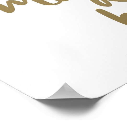 11x14の月にあなたを愛する |タイポグラフィ ポスター (角)