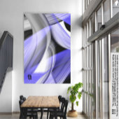 11x14インチラベンダームーントレンド抽象芸術アートバイオレット キャンバスプリント