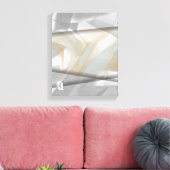 11x14インチSandy Tornado Trend抽象芸術アートベージュ キャンバスプリント (インサイチュ (リビング))