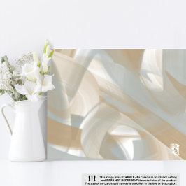 11x14インチSandy Tornado Trend抽象芸術アートベージュ キャンバスプリント