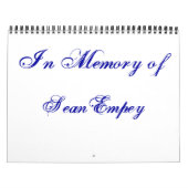 11x14カレンダーのメモリ内 カレンダー (カバー)