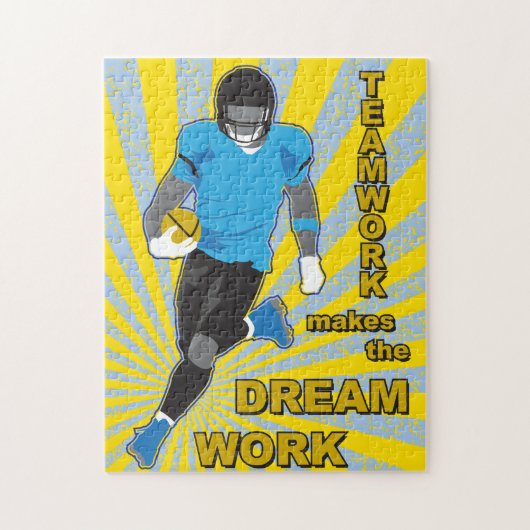 11x14サッカーパズル、色覚異常者用 ジグソーパズル (縦)