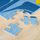 11x14ヒマワリパズル(色盲人用) ジグソーパズル (側面)