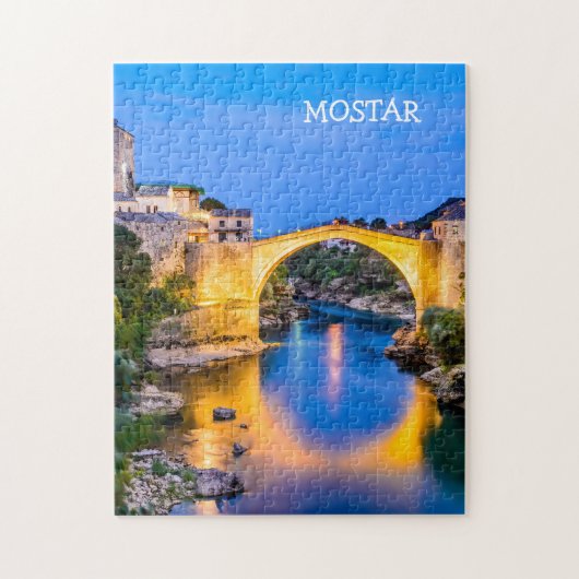 11x14フォトパズルとギフトボックスMostar ジグソーパズル (縦)