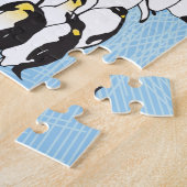 11x14ペンギンパズルfor Colorblind People ジグソーパズル (側面)