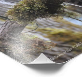 11X14大きな葉のカエデの木にバーレッドのフクロウ フォトプリント (角)