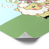 11x14小さなボーピープシー韻キッズルームウォールアート ポスター (角)