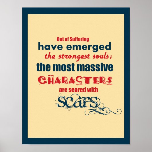 11x14感動的引用文タイポグラフィ ポスター (正面)