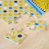 11x14抽象芸術スカイパズル（色盲） ジグソーパズル (側面)