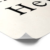 11x14正方形ポスターパーソナライズされた紙 ポスター (角)