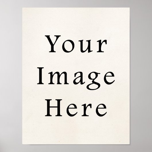 11x14正方形ポスターパーソナライズされた紙 ポスター (正面)