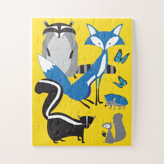 11x14色盲キッズ動物パズル ジグソーパズル (縦)