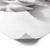 11x14 ゾウの口から泡がでてるよ ポスター (角)