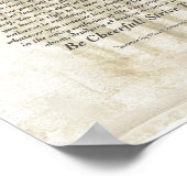 11x14+平和ユリに関するDesderataポスター ポスター (角)