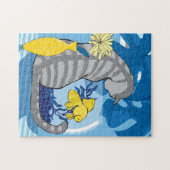 11x14 Cat & Goldfish Puzzle for Colorblind People ジグソーパズル (横)