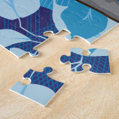 11x14 Cockatooパズルfor Colorblind People ジグソーパズル (側面)