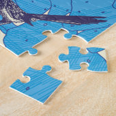 11x14 Colorblind People向け11x14ハウリングコヨーテパズル ジグソーパズル (側面)