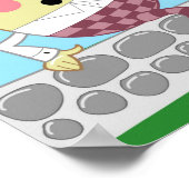 11x14 Humpty Dumpty Rhyme Kids Room Wall Art ポスター (角)