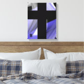 11x14" Lavender Moon Trend Abstract Art Violet キャンバスプリント (インサイチュ (寝室))