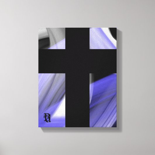 11x14" Lavender Moon Trend Abstract Art Violet キャンバスプリント (正面)