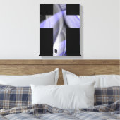 11x14" Lavender Moon Trend Abstract Art Violet キャンバスプリント (インサイチュ (寝室))