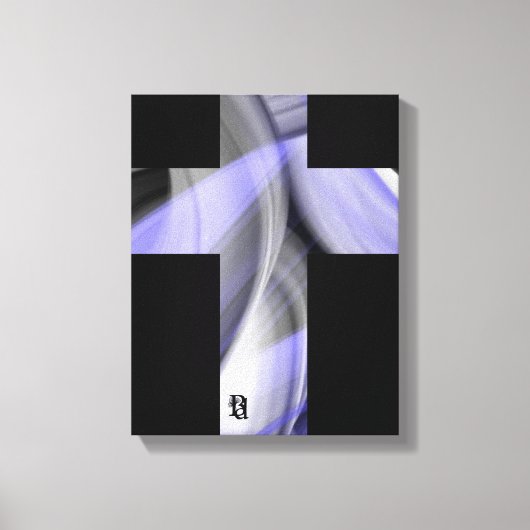 11x14" Lavender Moon Trend Abstract Art Violet キャンバスプリント (正面)