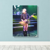 11x14 Lzzy Hale Halestorm Canvas Rock N Roll キャンバスプリント (インサイチュ (ウッドフロア))