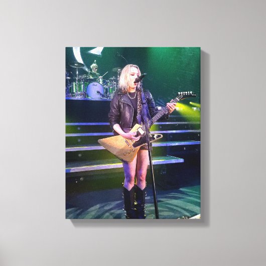 11x14 Lzzy Hale Halestorm Canvas Rock N Roll キャンバスプリント (正面)