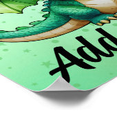 11x14 Pastel Dragon Wall Art ポスター (角)