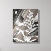 11x14" Terra’s Tender Whisper Abstract Brown Flowe キャンバスプリント (正面)