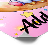 11x14 Unicorn Moon Art Print ポスター (角)