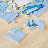 11x14 US Animals Puzzle for Colorblind People ジグソーパズル (側面)