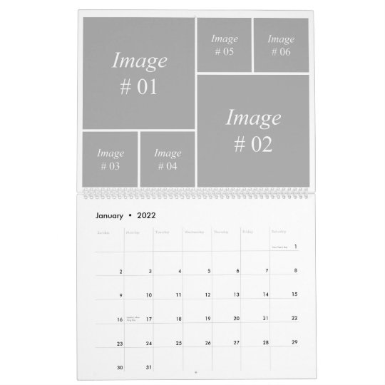 12か月のインスタグラム収集テンプレート カレンダー Zazzle Co Jp