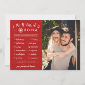 12おもしろい日のコロナ・レッド写真 シーズンカード (正面)