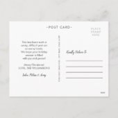 12おもしろい日のコロナ | (白モダン色) シーズンポストカード (裏面)