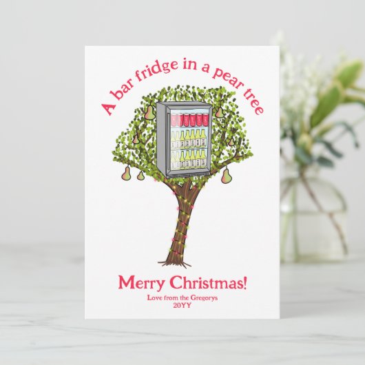 12おもしろい日ナシの木のクリスマスパラトリッジ シーズンカード (スタンド正面)