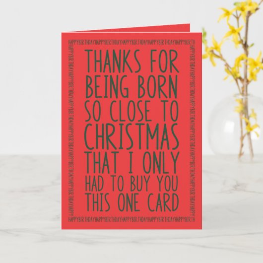 12おもしろい月の誕生日とクリスマス カード (黄色い花)