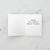 12おもしろい月誕生日とクリスマス カード (内部)