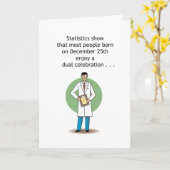 12おもしろい月25日誕生日カード カード (黄色い花)