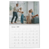 12かパーソナライズされた月のカスタム家族の写真 カレンダー (1月 2027)