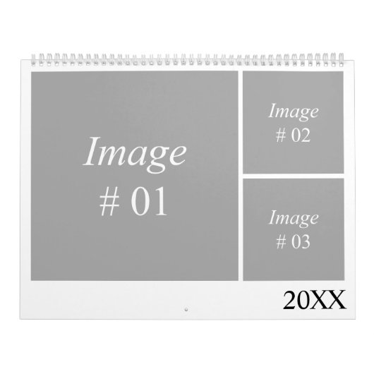 12か月のインスタグラム収集テンプレート カレンダー (カバー)