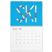 12か月のスポーツカレンダー カレンダー (2月 2026)