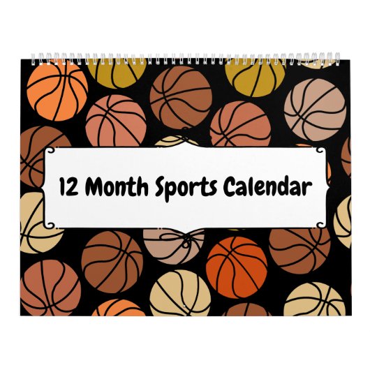 12か月のスポーツカレンダー カレンダー (カバー)