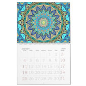 12か月の万華鏡のように千変万化するパターン予定表 カレンダー (1月 2026)