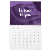 12か月の感動的引用文 カレンダー (3月 2027)