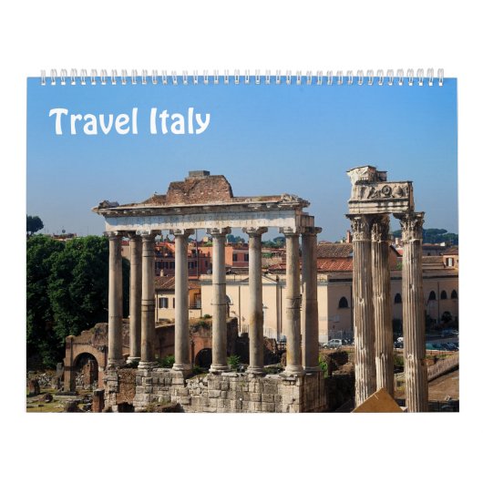 12か月の旅行イタリア写真カレンダー カレンダー (カバー)